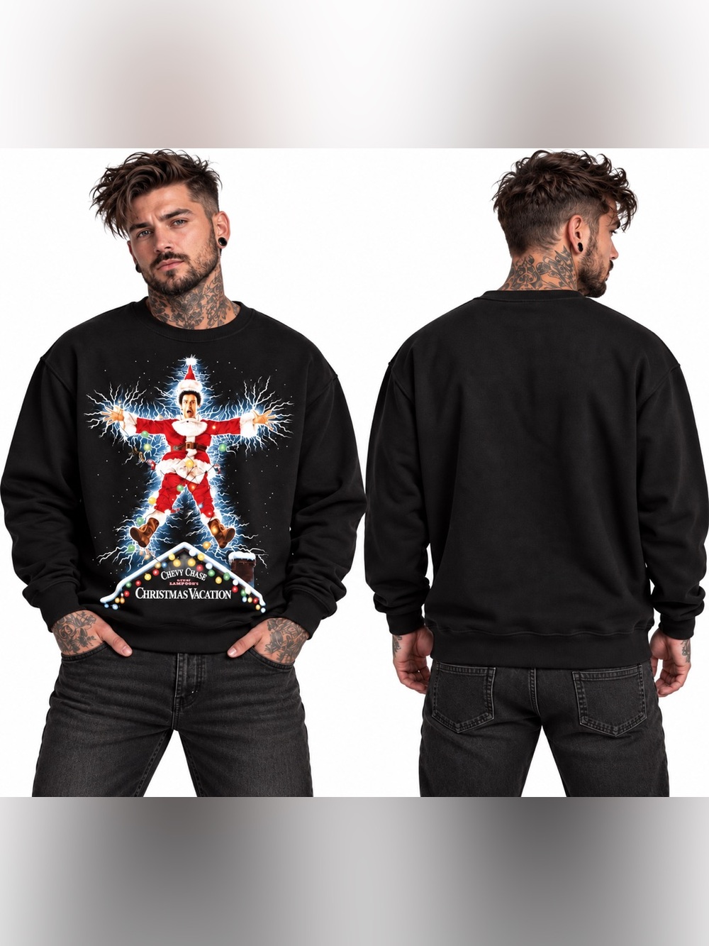 Light Up National Lampoon Crewneck